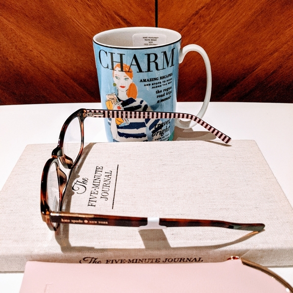 🔥LAST +1.0 Kate Spade Reading Glasses Readers NEW - Picture 3 of 7